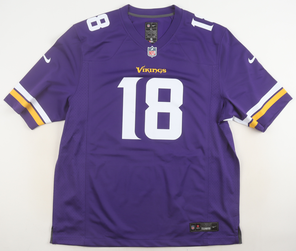 Justin Jefferson Signed Vikings Nike Authentic Jersey (Beckett) at PristineAuction.com Justin Jefferson Signed Vikings Nike Authentic Jersey (Beckett) at PristineAuction.com