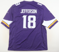 Justin Jefferson Signed Vikings Nike Authentic Jersey (Beckett) at PristineAuction.com