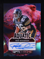Rod Woodson 2025 Leaf Optichrome Aquatic Autographs Prismatic Octopus #AWR4 #1/1 at PristineAuction.com