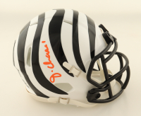 Ja'Marr Chase Signed Bengals OF Alternate Speed Mini Helmet (Beckett) at PristineAuction.com
