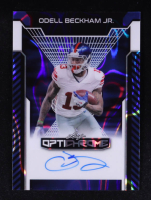 Odell Beckham Jr. 2025 Leaf Optichrome Autographs Blue Lava #BAOBJ #1/1 at PristineAuction.com