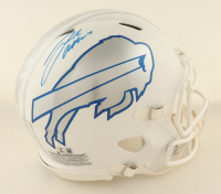 Josh Allen Signed Bills Full-Size Authentic On-Field Rivalries Alternate Speed Helmet (Beckett) at PristineAuction.com