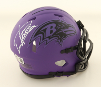 Derrick Henry Signed Ravens Rave Alternate Speed Mini Helmet (Beckett) at PristineAuction.com