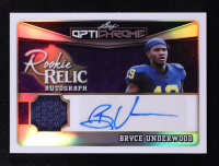 Bryce Underwood 2025 Leaf Metal Optichrome Rookie Relic Autographs Prismatic Silver #RABU1 #3/10 RC at PristineAuction.com