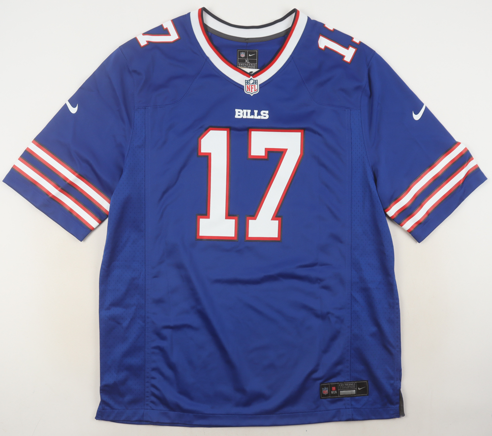 Josh Allen Signed Bills Nike Authentic Jersey (Beckett) at PristineAuction.com Josh Allen Signed Bills Nike Authentic Jersey (Beckett) at PristineAuction.com