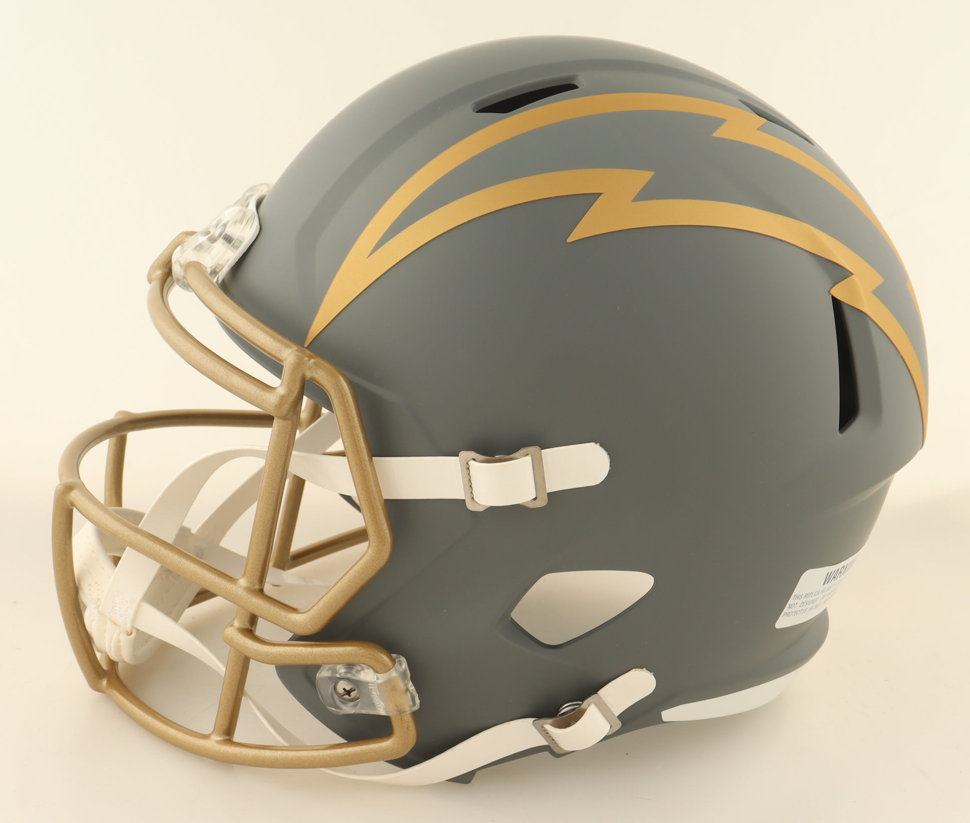 Justin Herbert Signed Chargers Full-Size Slate Alternate Speed Helmet (Fanatics) at PristineAuction.com Justin Herbert Signed Chargers Full-Size Slate Alternate Speed Helmet (Fanatics) at PristineAuction.com