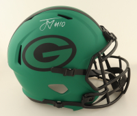 Jordan Love Signed Packers Full-Size Rave Alternate Speed Helmet (Beckett) at PristineAuction.com