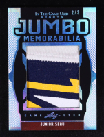 Junior Seau 2024 Leaf In The Game Used Jumbo Memorabilia Platinum Blue #JM27 #2/3 at PristineAuction.com