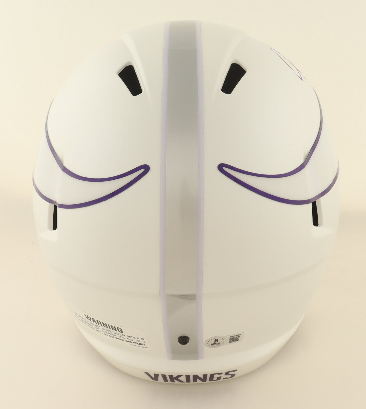 Justin Jefferson Signed Vikings Full-Size Matte White Speed Helmet (Beckett) at PristineAuction.com Justin Jefferson Signed Vikings Full-Size Matte White Speed Helmet (Beckett) at PristineAuction.com