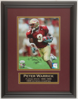 Peter Warrick Signed Florida State Seminoles Custom Framed Photo Display (Sports Collectibles) at PristineAuction.com