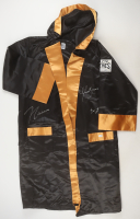 Julio Cesar Chavez, Marco Barrera & Erik Morales Signed Cleto Reyes Boxing Robe (JSA) at PristineAuction.com