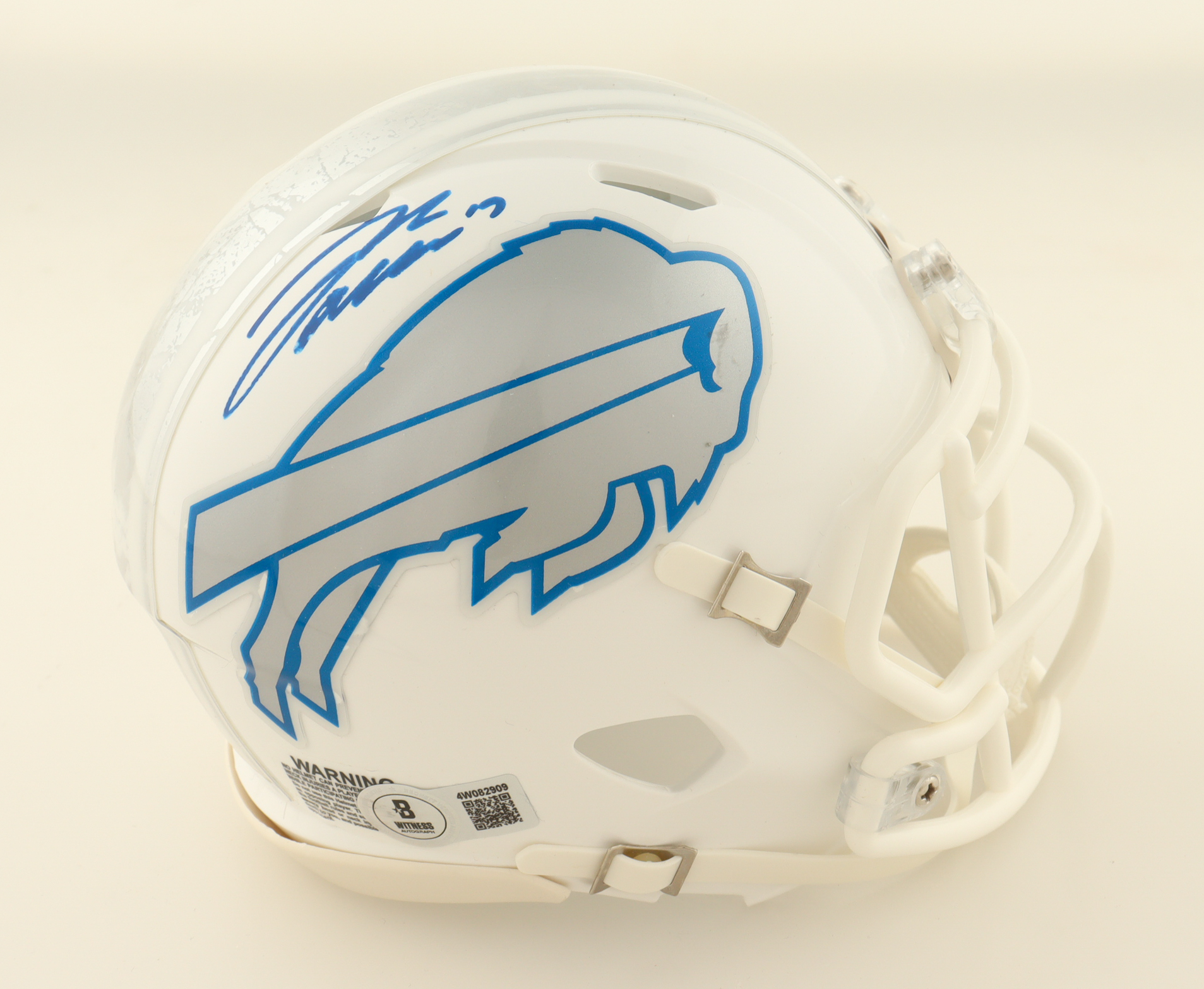 Josh Allen Signed Bills Speed Mini Helmet (Beckett) at PristineAuction.com Josh Allen Signed Bills Speed Mini Helmet (Beckett) at PristineAuction.com