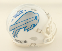 Josh Allen Signed Bills Speed Mini Helmet (Beckett) at PristineAuction.com