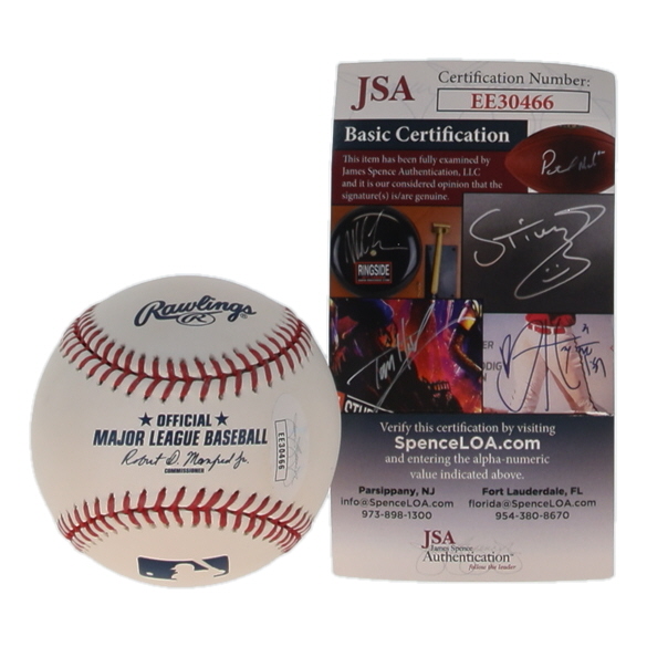 Jorge Mateo Signed OML Baseball Inscribed "Go Yankees" (JSA) at PristineAuction.com Jorge Mateo Signed OML Baseball Inscribed "Go Yankees" (JSA) at PristineAuction.com