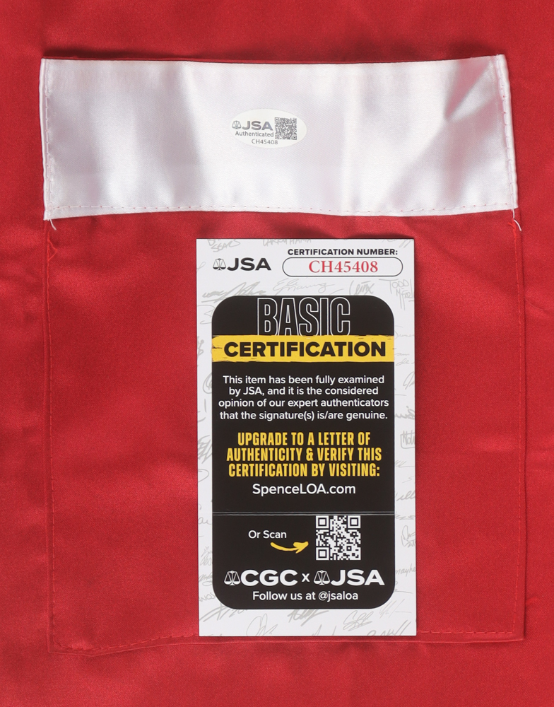 Julio Cesar Chavez, Marco Barrera & Erik Morales Signed Cleto Reyes Boxing Robe (JSA) at PristineAuction.com Julio Cesar Chavez, Marco Barrera & Erik Morales Signed Cleto Reyes Boxing Robe (JSA) at PristineAuction.com