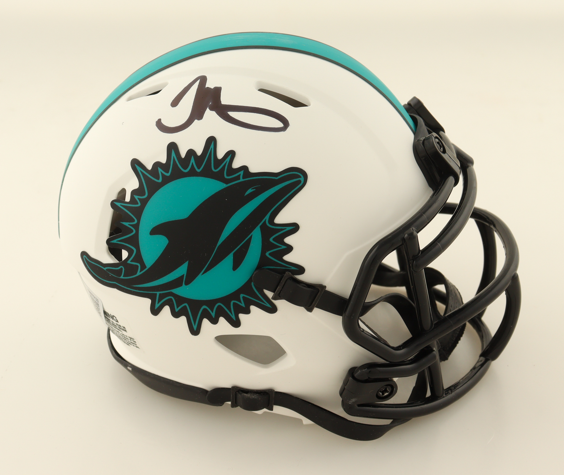 Tyreek Hill Signed Dolphins Lunar Eclipse Alternate Speed Mini Helmet (Beckett) at PristineAuction.com Tyreek Hill Signed Dolphins Lunar Eclipse Alternate Speed Mini Helmet (Beckett) at PristineAuction.com