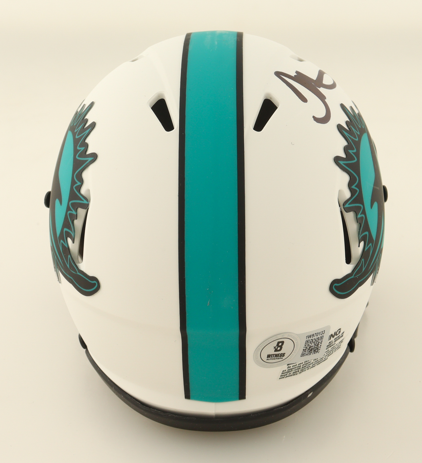Tyreek Hill Signed Dolphins Lunar Eclipse Alternate Speed Mini Helmet (Beckett) at PristineAuction.com Tyreek Hill Signed Dolphins Lunar Eclipse Alternate Speed Mini Helmet (Beckett) at PristineAuction.com
