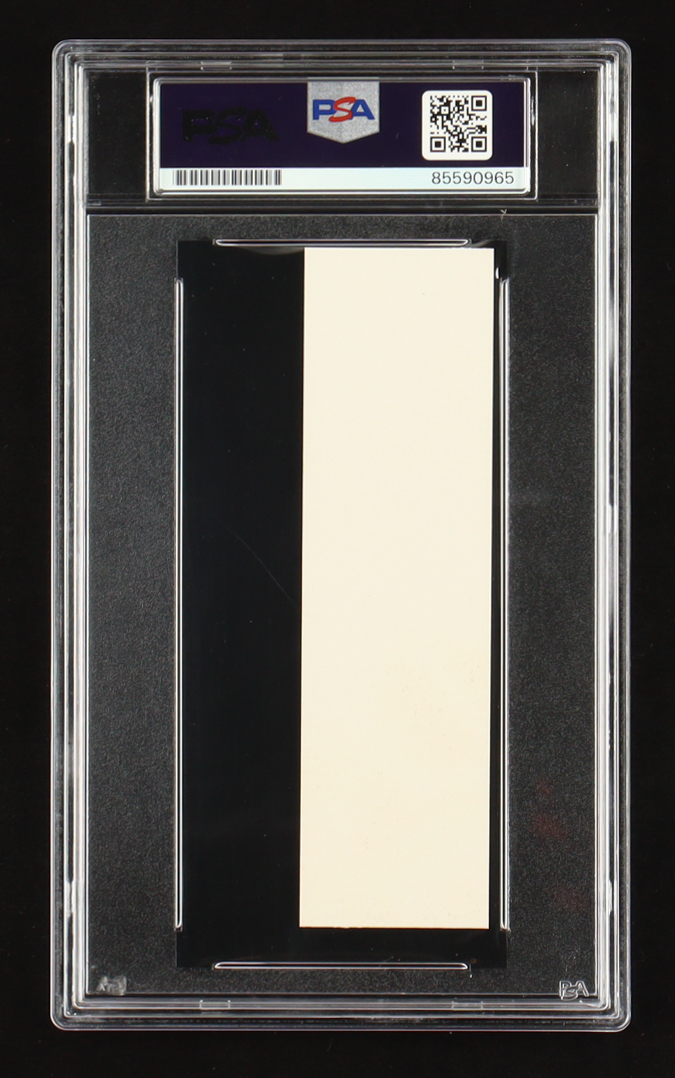 Chuck Yeager Signed Cut With Portrait Art (PSA) at PristineAuction.com Chuck Yeager Signed Cut With Portrait Art (PSA) at PristineAuction.com