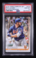 Pete Alonso 2019 Topps Base Set Photo Variations/No sock showing RETAIL FACTORY #475 RC (PSA 10) at PristineAuction.com