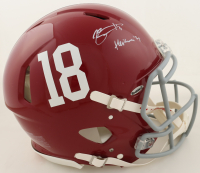 Bryce Young Signed Alabama Crimson Tide Full-Size Authentic On-Field Speed Helmet Inscribed "Heisman 21" (Beckett) at PristineAuction.com
