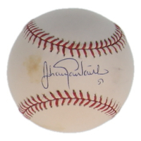 Johan Santana Signed OML Baseball (JSA) at PristineAuction.com