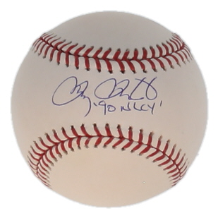 Doug Drabek Signed OML Baseball Inscribed "90 NL CY" (JSA) at PristineAuction.com Doug Drabek Signed OML Baseball Inscribed "90 NL CY" (JSA) at PristineAuction.com