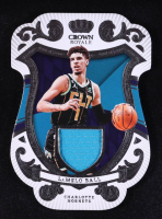 LaMelo Ball 2023-24 Crown Royale Coat of Arms Jerseys #COA-LMO at PristineAuction.com