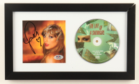 Taylor Swift Signed Custom Framed "The Life of a Showgirl" CD Album Display (PSA) at PristineAuction.com