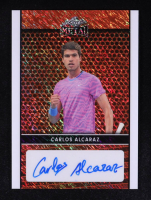 Carlos Alcaraz 2024 Leaf Collective Autographs Orange Shimmer #LACA1 #4/8 at PristineAuction.com