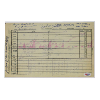 Paul Tibbets, Fred Olivi, C.D. Albury & Charles Sweeney Signed Nagasaki Final Forecast Document (PSA) at PristineAuction.com