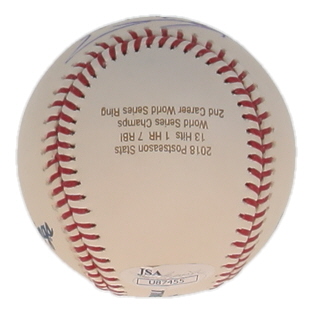 Xander Bogaerts Signed LE OML Stat Ball Baseball (Beckett) at PristineAuction.com Xander Bogaerts Signed LE OML Stat Ball Baseball (Beckett) at PristineAuction.com