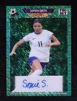 Sophia Smith 2024 Leaf Collective '89 Pro Set Autographs Green Shimmer #89ASS2 #1/1 at PristineAuction.com