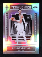 Victor Wembanyama 2023-24 Panini Phoenix Temple Men Silver #7 RC at PristineAuction.com