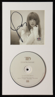 Taylor Swift Signed Custom Matted "The Tortured Poets Department" CD Album Display (PSA) at PristineAuction.com