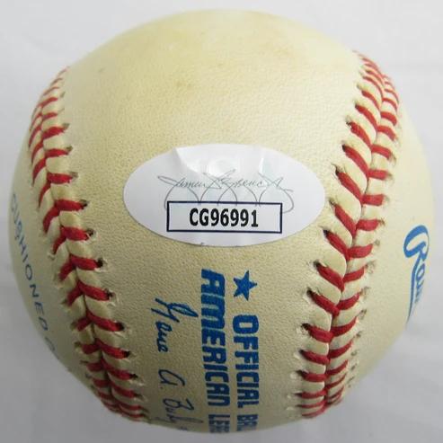 Tommy Henrich Signed OAL Baseball (JSA) at PristineAuction.com Tommy Henrich Signed OAL Baseball (JSA) at PristineAuction.com