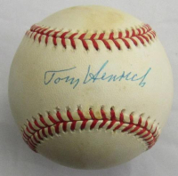 Tommy Henrich Signed OAL Baseball (JSA) at PristineAuction.com