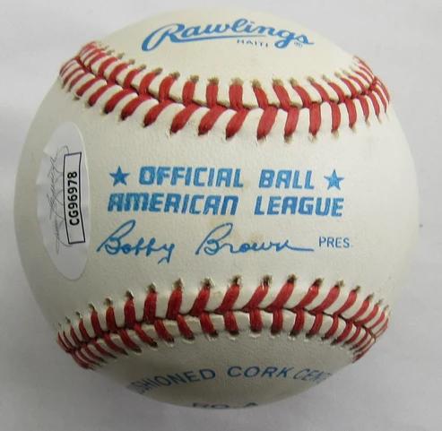 Bobby Richardson Signed OAL Baseball (JSA) at PristineAuction.com Bobby Richardson Signed OAL Baseball (JSA) at PristineAuction.com