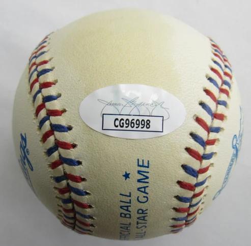 Jeff Conine Signed 1995 All-Star Game Baseball Inscribed "1995 MVP" (JSA) at PristineAuction.com Jeff Conine Signed 1995 All-Star Game Baseball Inscribed "1995 MVP" (JSA) at PristineAuction.com