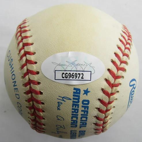 Nolan Ryan Signed OAL Baseball Inscribed "324 W's" (JSA) at PristineAuction.com Nolan Ryan Signed OAL Baseball Inscribed "324 W's" (JSA) at PristineAuction.com