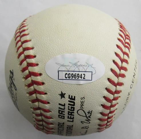 Carl Erskine Signed ONL Baseball (JSA) at PristineAuction.com Carl Erskine Signed ONL Baseball (JSA) at PristineAuction.com