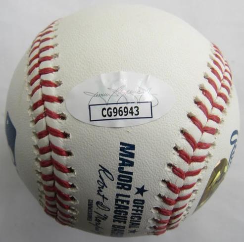 David Wells Signed OML Baseball Inscribed "P.G. 5-17-98" (JSA) at PristineAuction.com David Wells Signed OML Baseball Inscribed "P.G. 5-17-98" (JSA) at PristineAuction.com