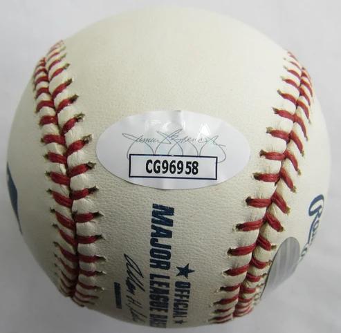 Ernie Banks Signed OML Baseball (JSA) at PristineAuction.com Ernie Banks Signed OML Baseball (JSA) at PristineAuction.com