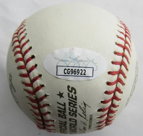 Robin Ventura Signed 2001 World Series Baseball (JSA) at PristineAuction.com Robin Ventura Signed 2001 World Series Baseball (JSA) at PristineAuction.com