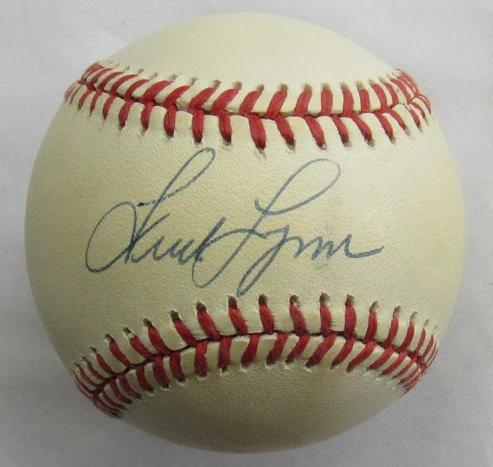 Fred Lynn Signed OAL Baseball (JSA) at PristineAuction.com Fred Lynn Signed OAL Baseball (JSA) at PristineAuction.com