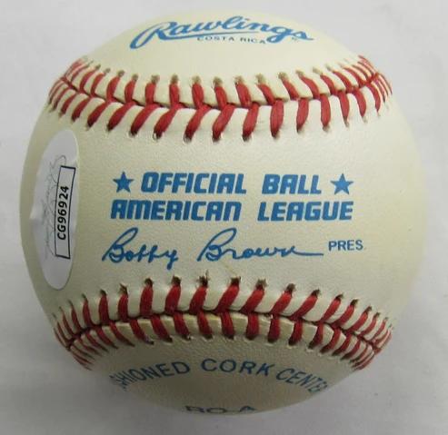 Fred Lynn Signed OAL Baseball (JSA) at PristineAuction.com Fred Lynn Signed OAL Baseball (JSA) at PristineAuction.com