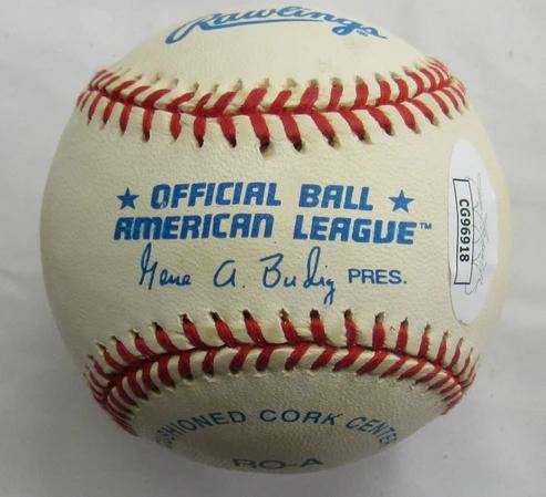 Bill Johnson Signed OAL Baseball (JSA) at PristineAuction.com Bill Johnson Signed OAL Baseball (JSA) at PristineAuction.com