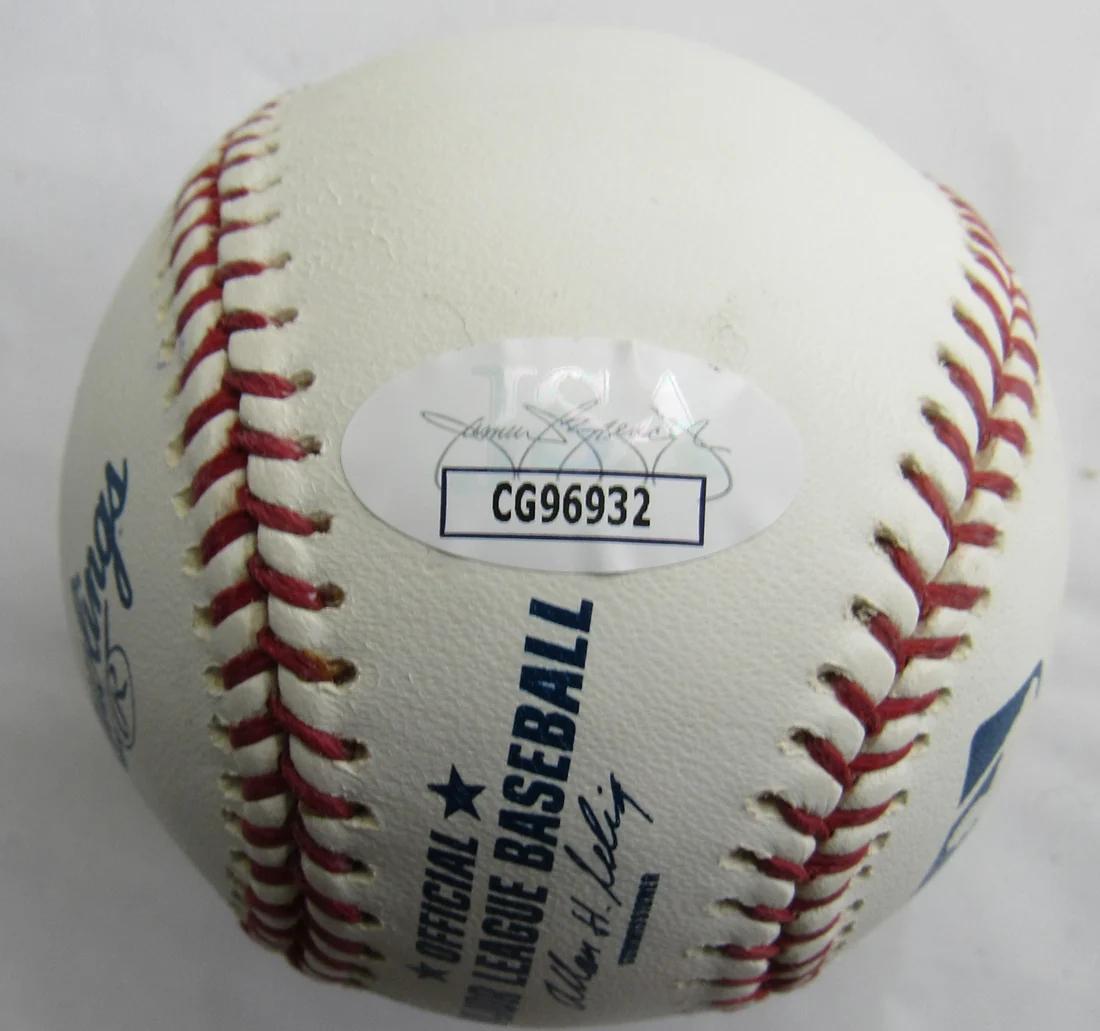 Steve Garvey Signed OML Baseball Inscribed "1974 NL MVP" (JSA) at PristineAuction.com Steve Garvey Signed OML Baseball Inscribed "1974 NL MVP" (JSA) at PristineAuction.com