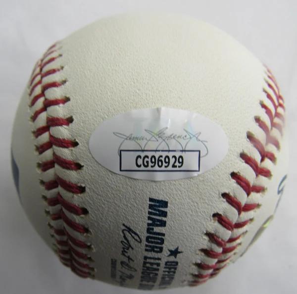Ted Simmons Signed OML Baseball Inscribed "Cards HOF 2015", "1980 SS" & "8x AS" (JSA) at PristineAuction.com Ted Simmons Signed OML Baseball Inscribed "Cards HOF 2015", "1980 SS" & "8x AS" (JSA) at PristineAuction.com