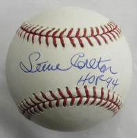 Steve Carlton Signed OML Baseball Inscribed "HOF 94" (JSA) at PristineAuction.com