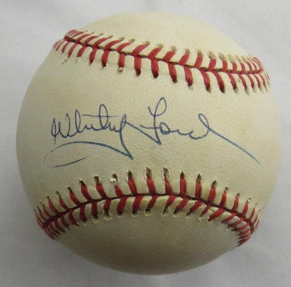 Whitey Ford Signed OAL Baseball (JSA) at PristineAuction.com Whitey Ford Signed OAL Baseball (JSA) at PristineAuction.com